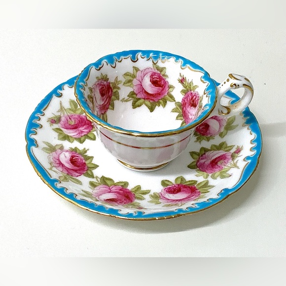 Vintage Royal Cauldon England for Burley Chicago Floral Demitasse Cup & Saucer - Picture 16 of 16